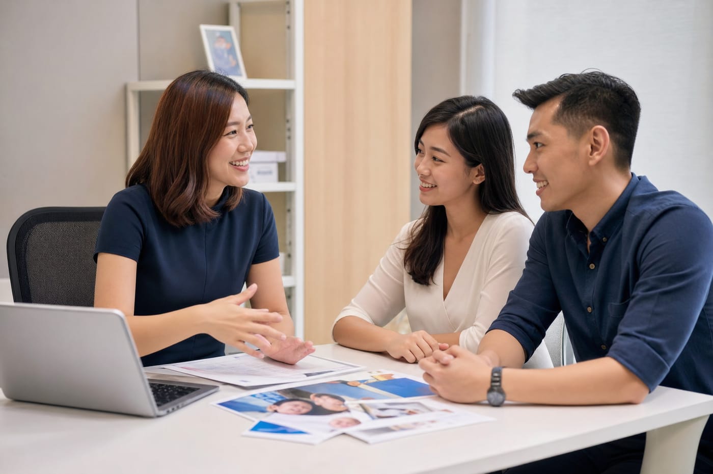 Consulting with a Singapore family